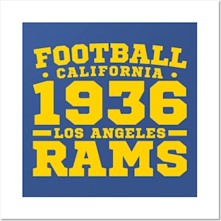 Football California 1963 Los Angeles Rams Posters and Art